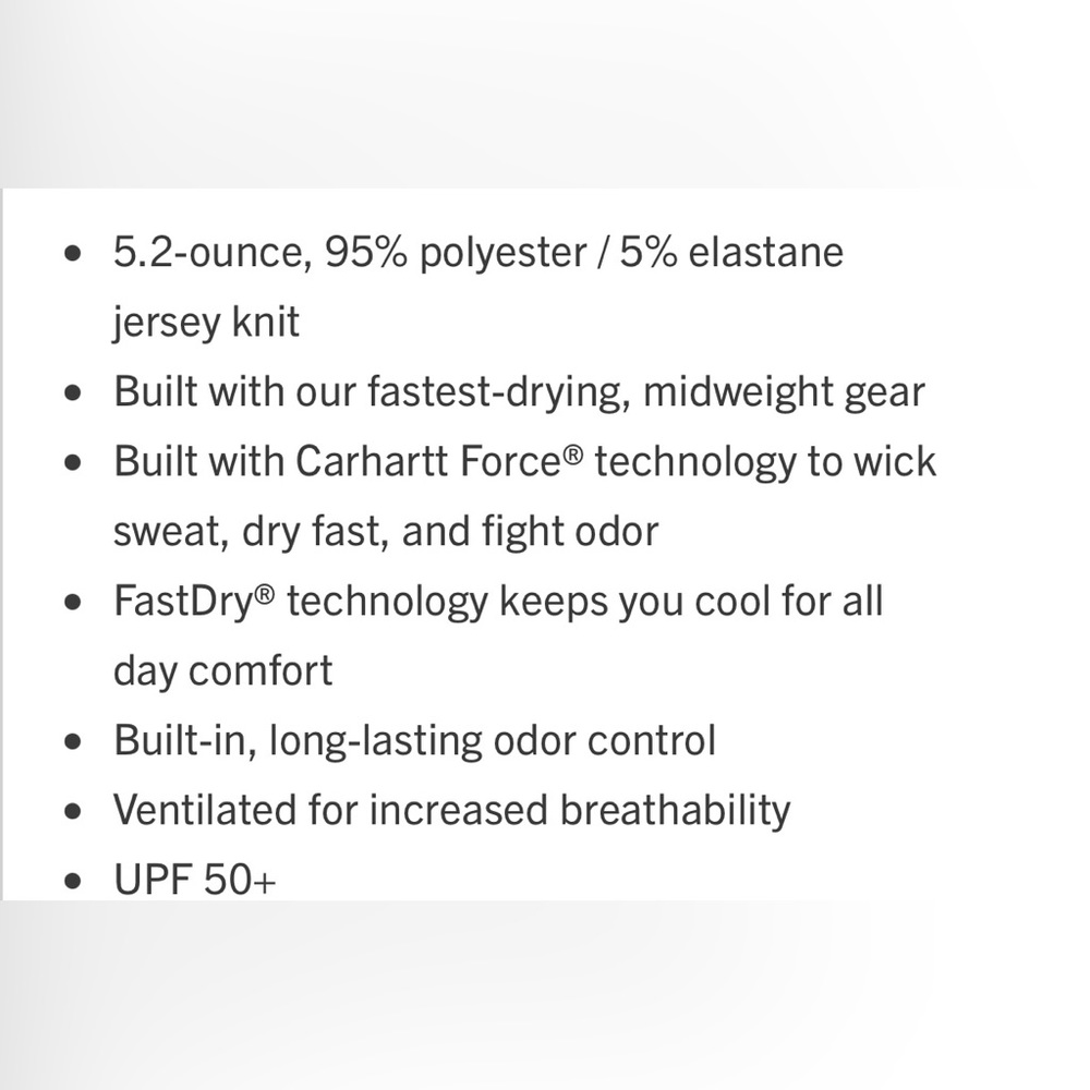 Women’s Carhartt Force Relaxed Fit T - Picture 15 of 15